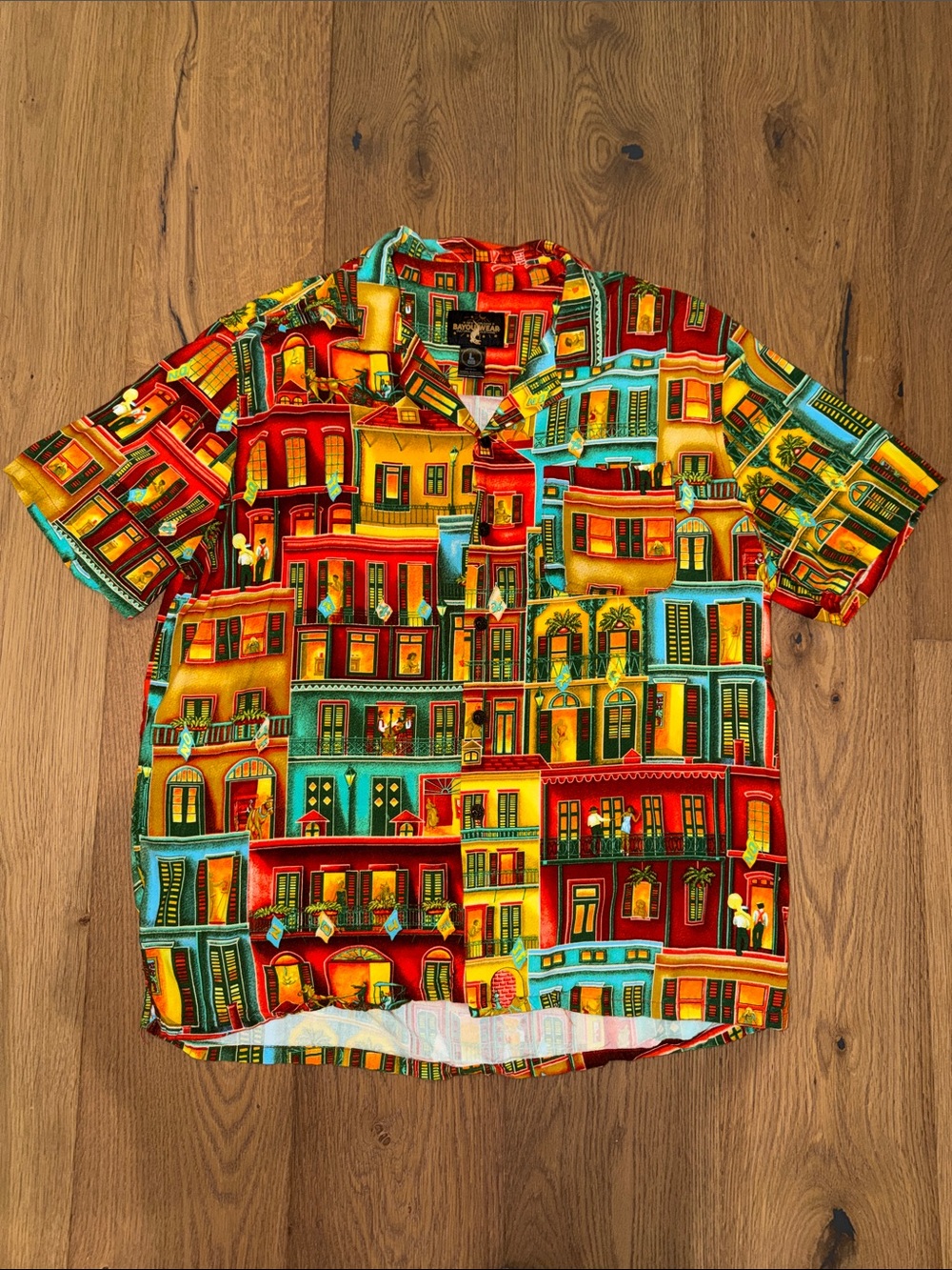 BayouWear HowAhYa Hawaiian Shirt - Quarter Wrap Print